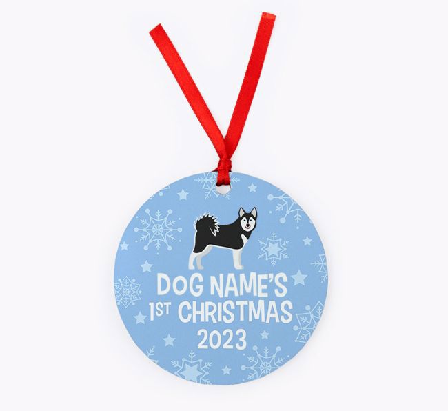 First Christmas 2023: Personalised {breedFullName} Christmas Decoration